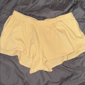 Women's Yellow Shorts